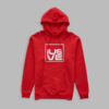 Felpa con cappuccio rossa IUSVE merchandisign