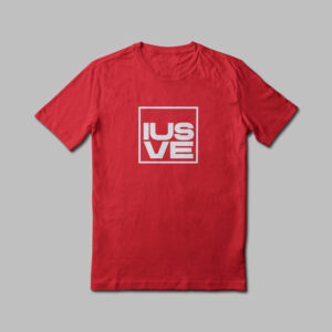 T-shirt rossa - organic cotton IUSVE merchandisign