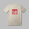 T-shirt off white - organic cotton IUSVE merchandisign
