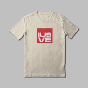 T-shirt off white - organic cotton IUSVE merchandisign