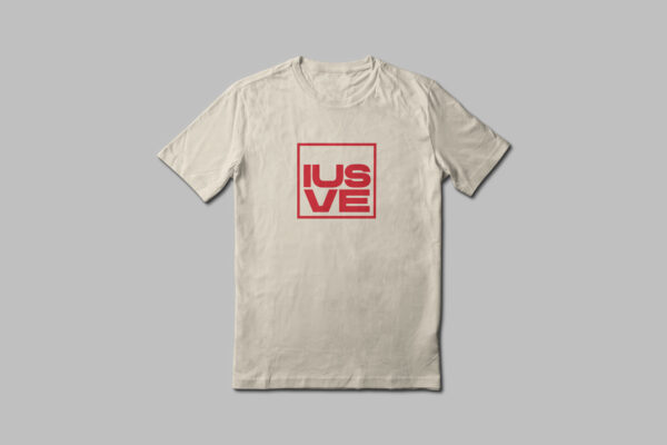 T-shirt off white - organic cotton IUSVE merchandisign